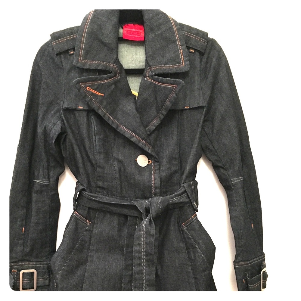 Gorgeous DENIM TRENCH COAT